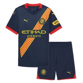 Girona Matchtröjor Barn Borta Fotbollströja 2024-25
